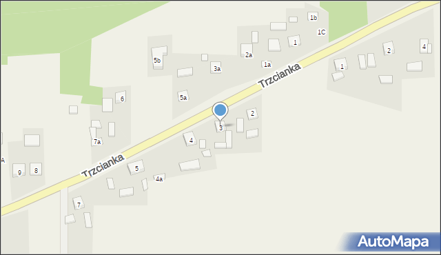 Trzcianka, Trzcianka, 3, mapa Trzcianka