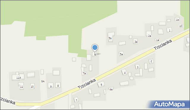 Trzcianka, Trzcianka, 6, mapa Trzcianka