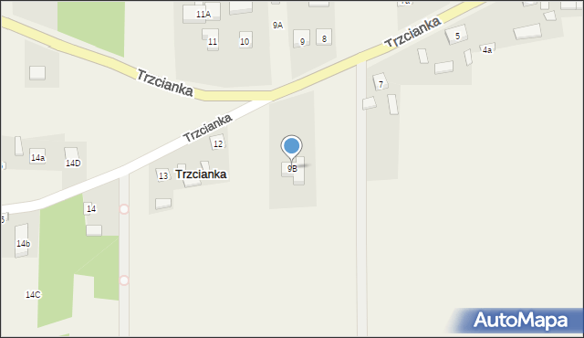 Trzcianka, Trzcianka, 9B, mapa Trzcianka