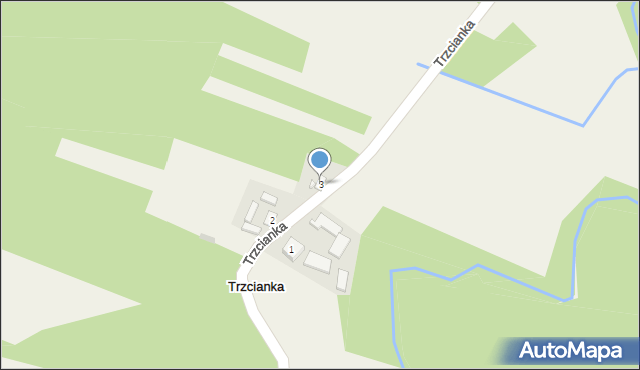 Trzcianka, Trzcianka, 3, mapa Trzcianka