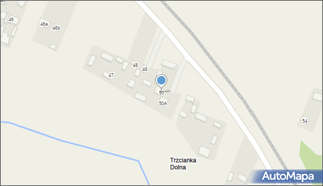 Trzcianka, Trzcianka, 50, mapa Trzcianka