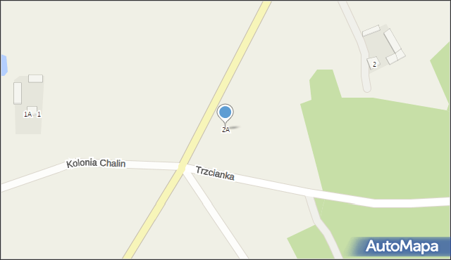 Trzcianka, Trzcianka, 2A, mapa Trzcianka