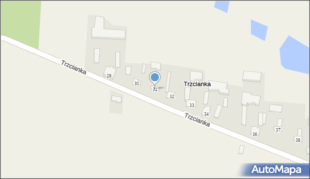 Trzcianka, Trzcianka, 31, mapa Trzcianka