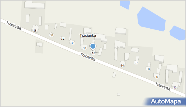 Trzcianka, Trzcianka, 34, mapa Trzcianka