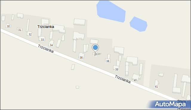 Trzcianka, Trzcianka, 37, mapa Trzcianka