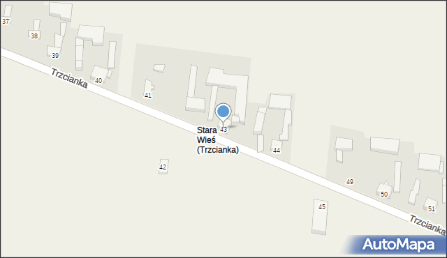 Trzcianka, Trzcianka, 43, mapa Trzcianka