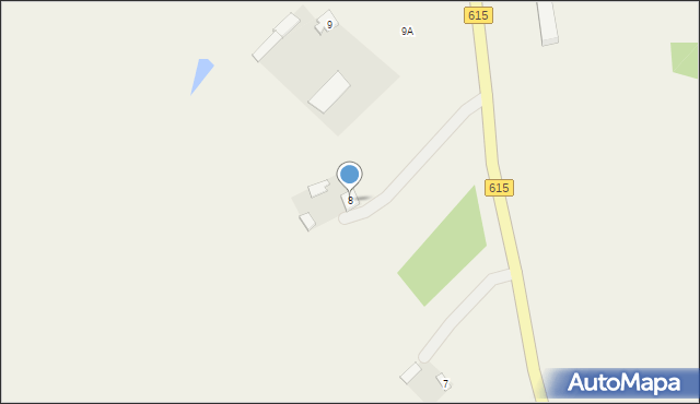 Trzcianka-Kolonia, Trzcianka-Kolonia, 8, mapa Trzcianka-Kolonia