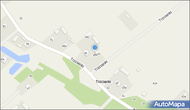 Trzcianki, Trzcianki, 46b, mapa Trzcianki