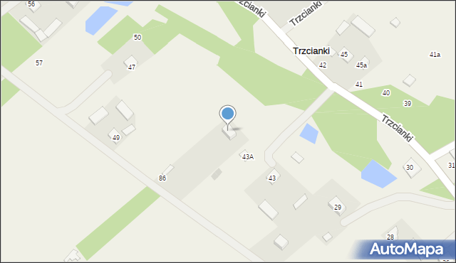 Trzcianki, Trzcianki, 86, mapa Trzcianki