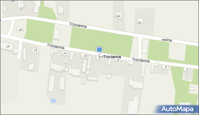 Trzcianna, Trzcianna, 9, mapa Trzcianna