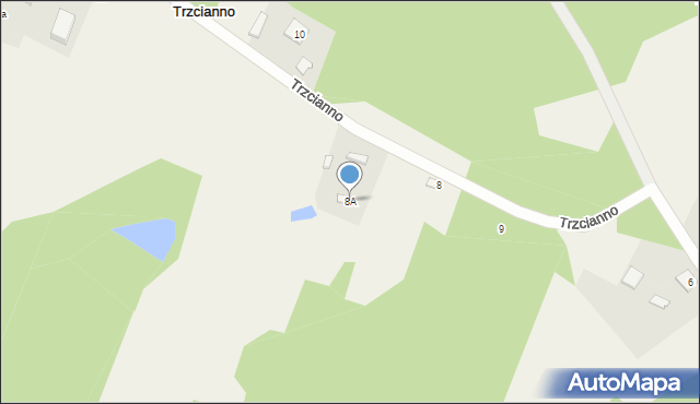 Trzcianno, Trzcianno, 8A, mapa Trzcianno