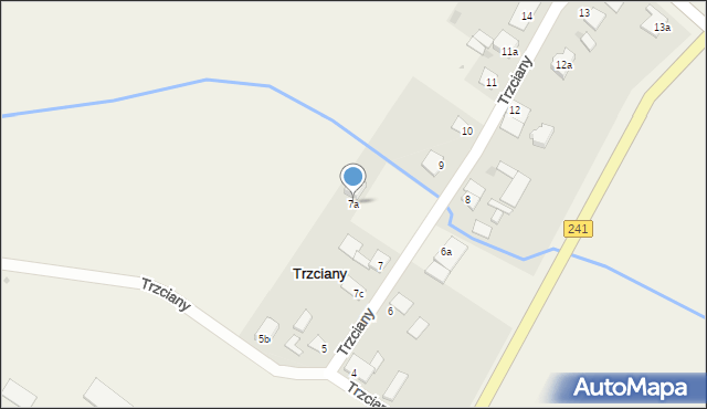 Trzciany, Trzciany, 7a, mapa Trzciany