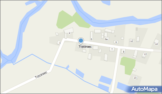 Trzciniec, Trzciniec, 5, mapa Trzciniec