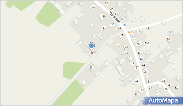 Trzciniec, Trzciniec, 31, mapa Trzciniec