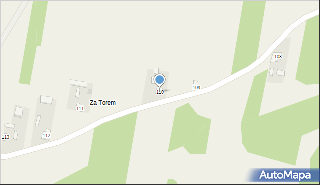 Trzciniec, Trzciniec, 110, mapa Trzciniec