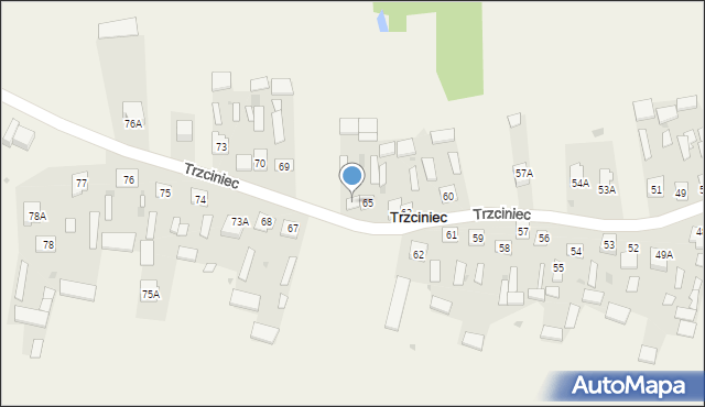 Trzciniec, Trzciniec, 66, mapa Trzciniec