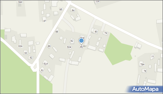 Trzciniec, Trzciniec, 81, mapa Trzciniec