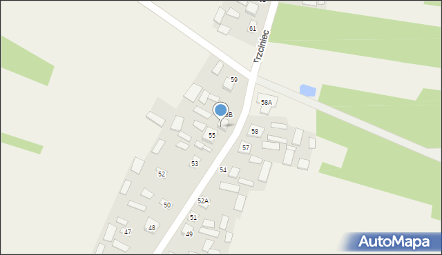 Trzciniec, Trzciniec, 56, mapa Trzciniec