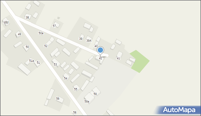 Trzciniec, Trzciniec, 42, mapa Trzciniec