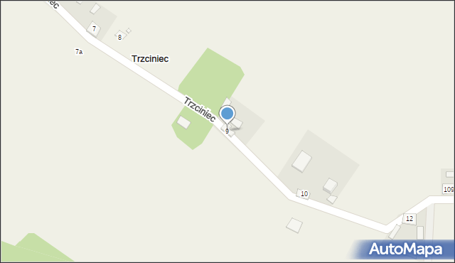 Trzciniec, Trzciniec, 9, mapa Trzciniec