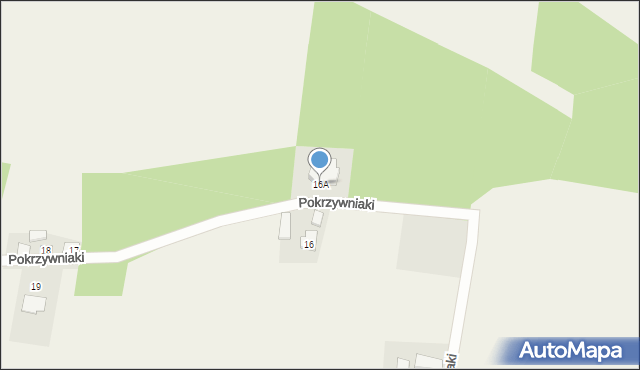 Trzcinka, Trzcinka, 16A, mapa Trzcinka