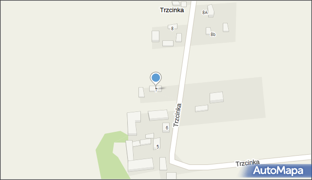 Trzcinka, Trzcinka, 7, mapa Trzcinka