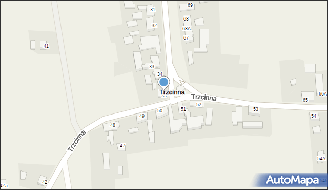 Trzcinna, Trzcinna, 35, mapa Trzcinna