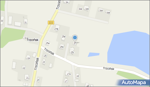 Trzcińsk, Trzcińsk, 27, mapa Trzcińsk