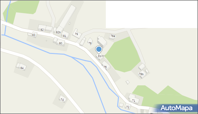Trzcińsko, Trzcińsko, 77, mapa Trzcińsko
