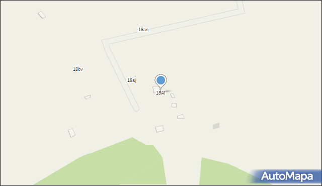 Trzebawie, Trzebawie, 18AI, mapa Trzebawie