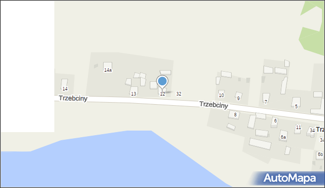 Trzebciny, Trzebciny, 12, mapa Trzebciny