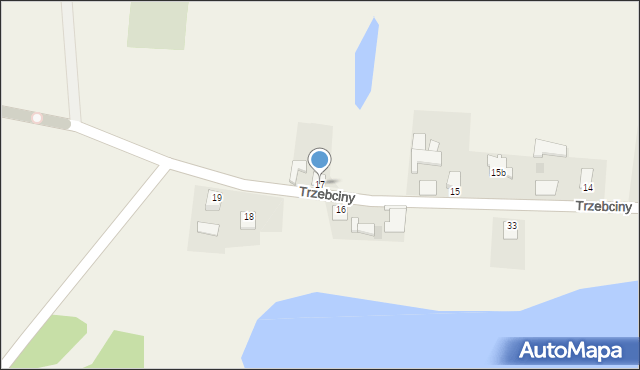 Trzebciny, Trzebciny, 17, mapa Trzebciny