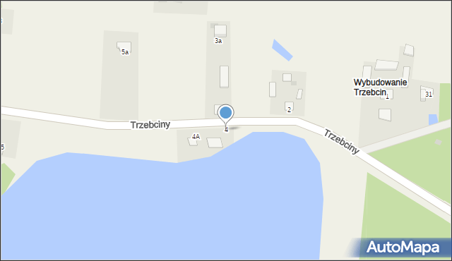 Trzebciny, Trzebciny, 4, mapa Trzebciny