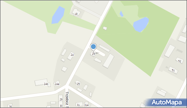 Trzebcz Szlachecki, Trzebcz Szlachecki, 23, mapa Trzebcz Szlachecki