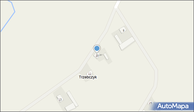 Trzebczyk, Trzebczyk, 10, mapa Trzebczyk