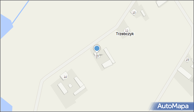 Trzebczyk, Trzebczyk, 13, mapa Trzebczyk