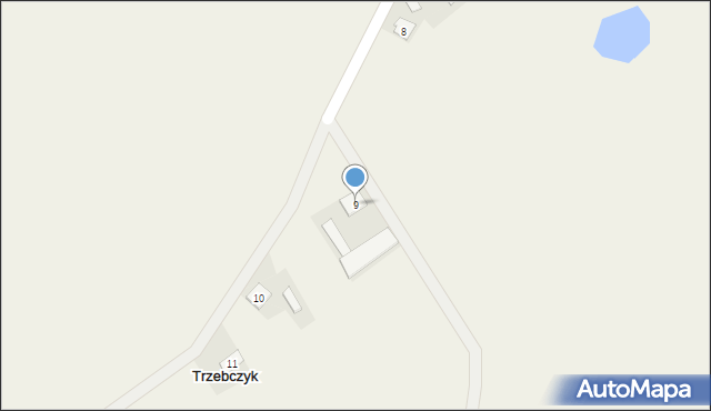 Trzebczyk, Trzebczyk, 9, mapa Trzebczyk