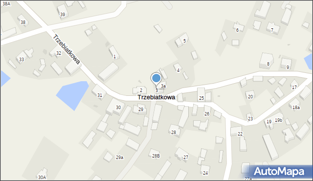 Trzebiatkowa, Trzebiatkowa, 3, mapa Trzebiatkowa