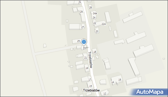 Trzebiatów, Trzebiatów, 23, mapa Trzebiatów