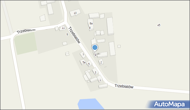 Trzebiatów, Trzebiatów, 4, mapa Trzebiatów