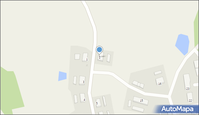 Trzebiechowo, Trzebiechowo, 2, mapa Trzebiechowo
