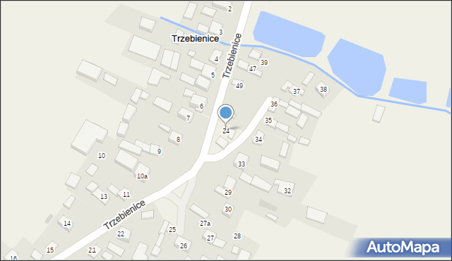 Trzebienice, Trzebienice, 24, mapa Trzebienice