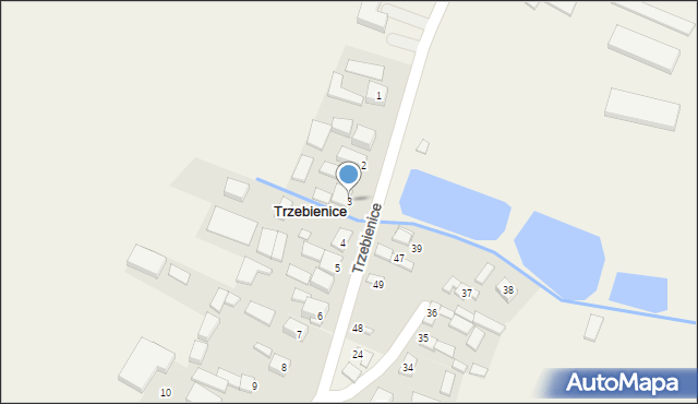 Trzebienice, Trzebienice, 3, mapa Trzebienice