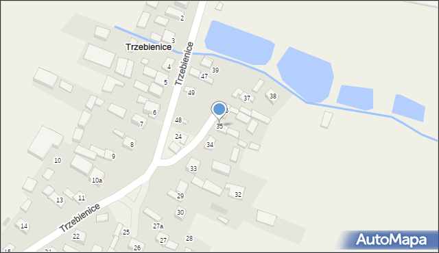 Trzebienice, Trzebienice, 35, mapa Trzebienice