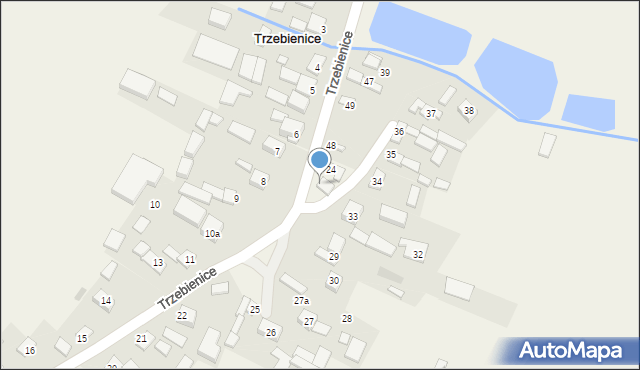 Trzebienice, Trzebienice, 44, mapa Trzebienice