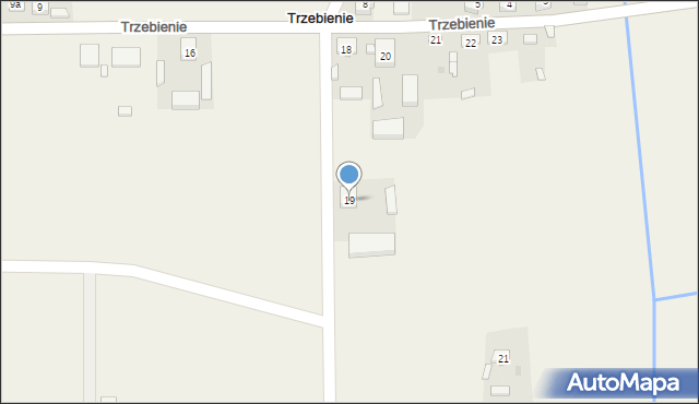 Trzebienie, Trzebienie, 19, mapa Trzebienie