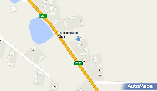 Trzebiesławice, Trzebiesławice, 6, mapa Trzebiesławice