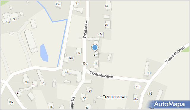 Trzebieszewo, Trzebieszewo, 47, mapa Trzebieszewo