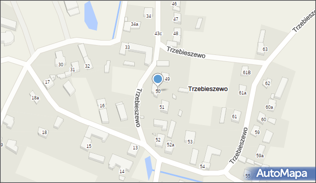 Trzebieszewo, Trzebieszewo, 50, mapa Trzebieszewo