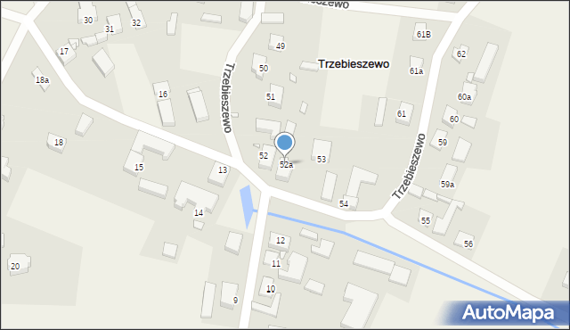 Trzebieszewo, Trzebieszewo, 52a, mapa Trzebieszewo